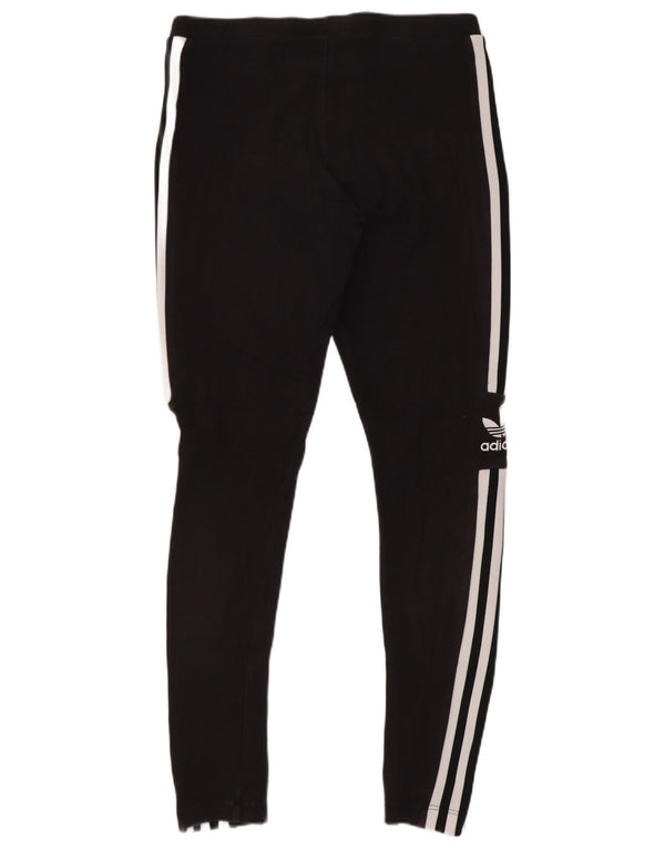 Γυναικεία γραφικά κολάν Adidas UK 10 Small Black Cotton Sports