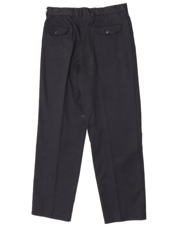 Vintage Ανδρικό παντελόνι Chino IT 48 Medium W32 L31 Navy Blue Cotton