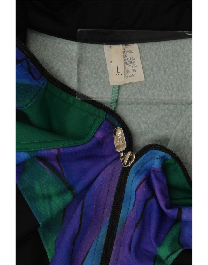 Vintage ανδρική φόρμα φόρμας με γραφικές φόρμες Top Jacket Μεγάλο πολύχρωμο Colourblock