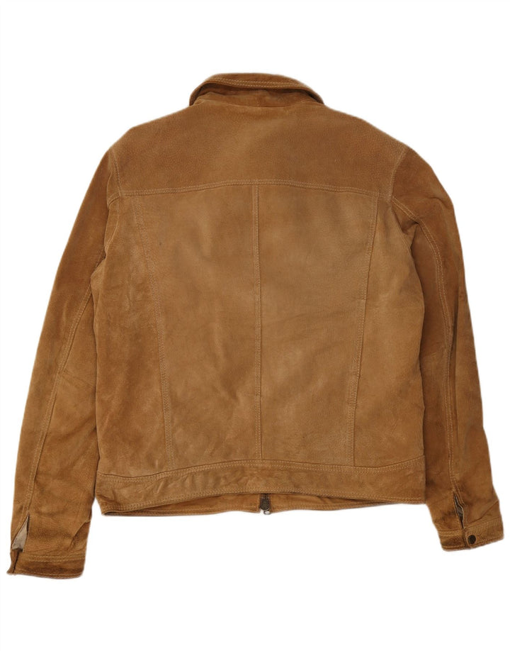 Ανδρικό Suede Bomber Jacket Conbipel IT 54 XL Beige Leather