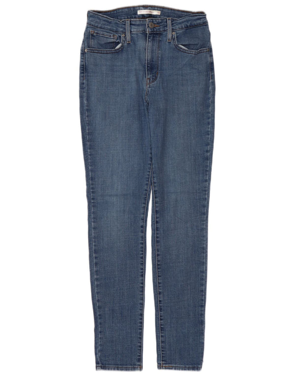 LEVI'S Γυναικείο 721 Ψηλό Skinny Jeans W28 L30 Μπλε βαμβακερό