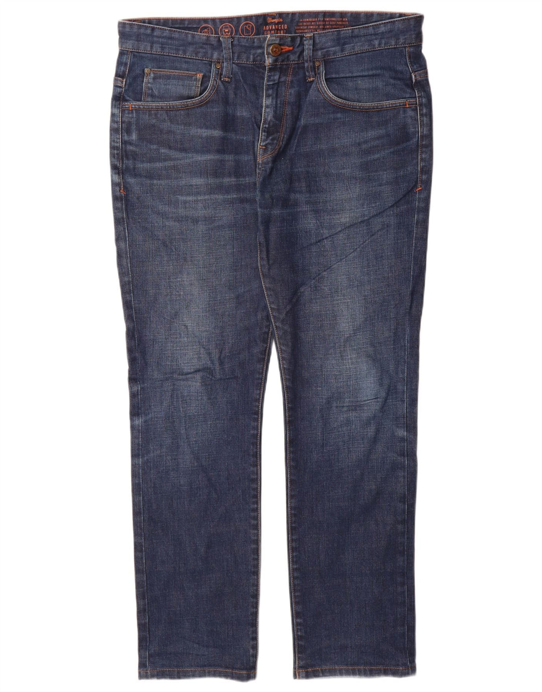 Ανδρικό τζιν Wrangler ίσιο W32 L30 Navy Blue