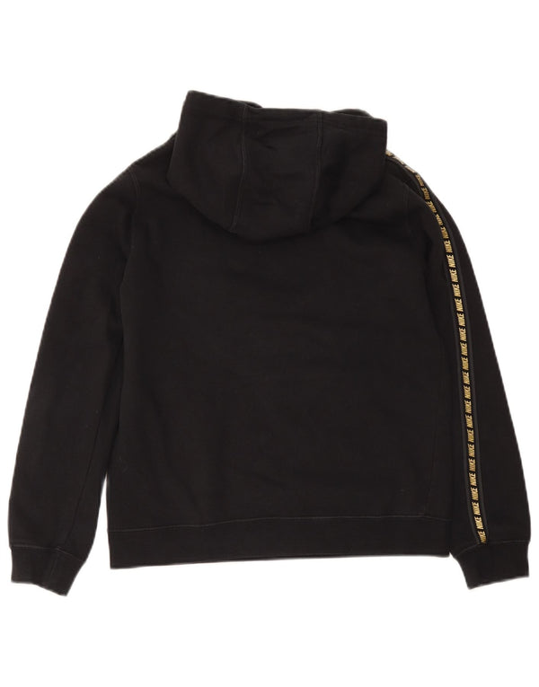 Nike Boys Graphic Hoodie Jumper 12-13 ετών, μεγάλο μαύρο βαμβακερό