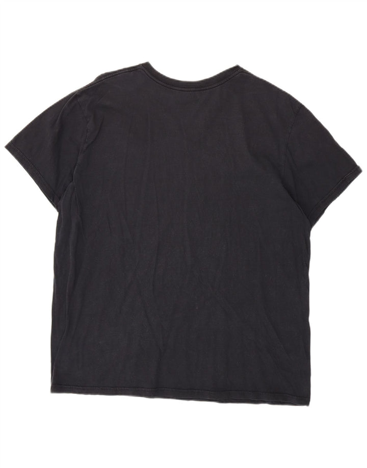 Ανδρικό T-Shirt Calvin Klein Top Large Μαύρο Βαμβακερό