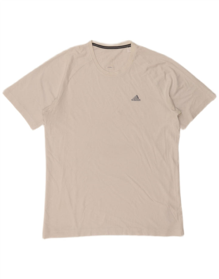 Ανδρικό T-Shirt Adidas Clima 365 Τοπ μεσαίο λευκό βαμβακερό