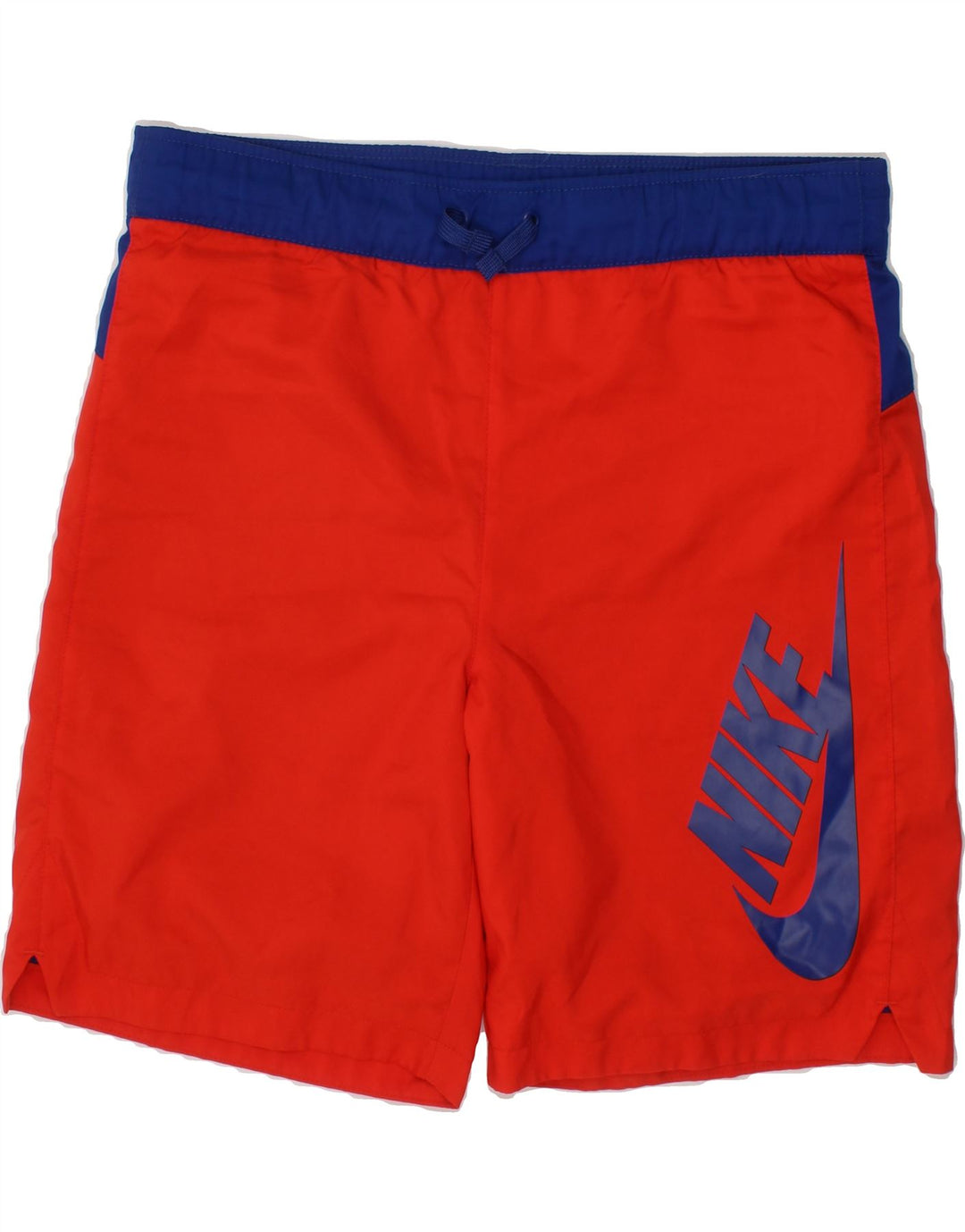 NIKE Boys Graphic Sport Shorts 13-14 Years Red Colourblock Polyester Vintage Nike and Second-Hand Nike from Messina Hembry 