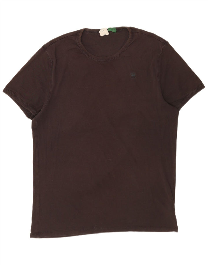 Ανδρικό T-Shirt G-Star Top XL καφέ βαμβακερό