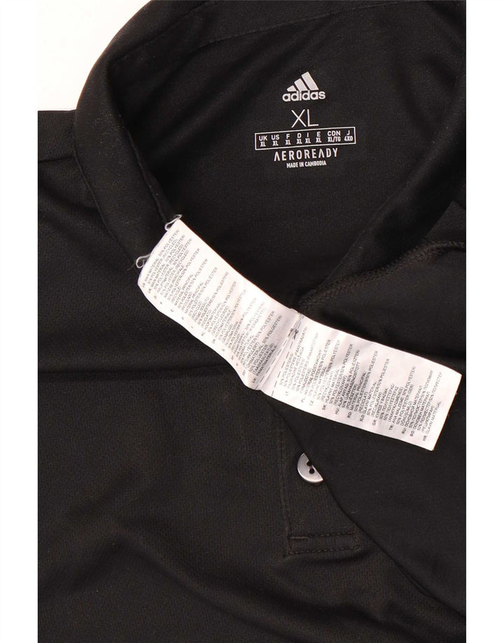 Adidas Ανδρικό Aeroready Πόλο Μπλουζάκι XL Μαύρο Πολυεστέρας