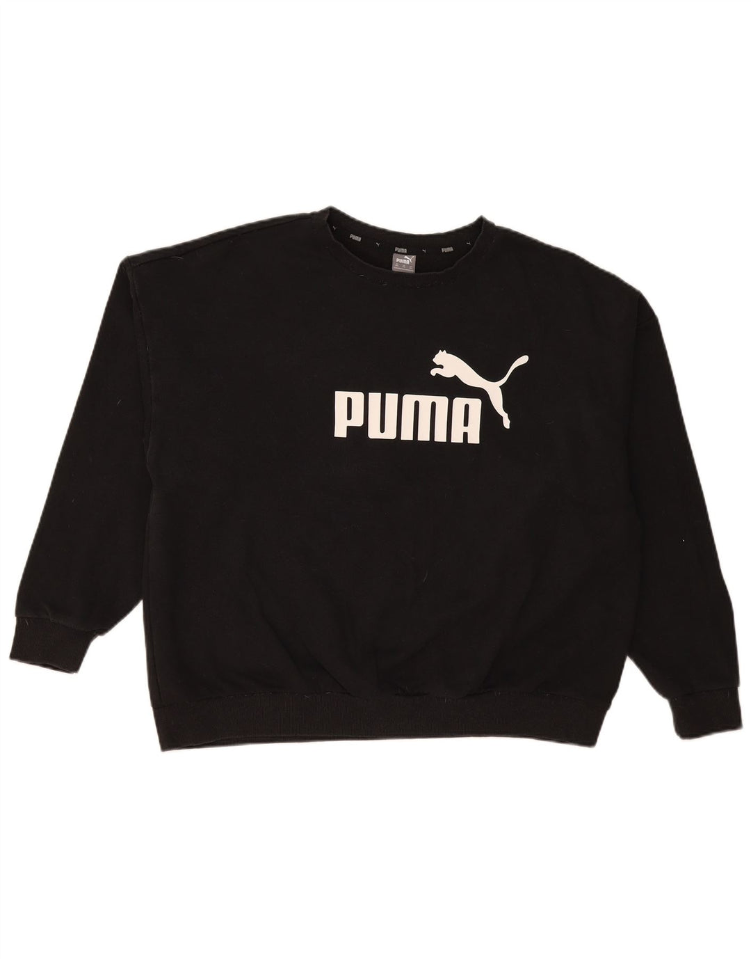 Ανδρικό γραφικό φούτερ Puma Jumper 3XL Μαύρο βαμβακερό