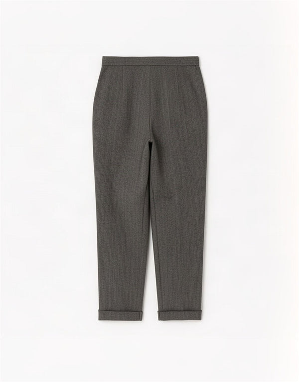 Marks & Spencer Γυναικεία Ψηλόμεση Παντελόνι UK 14 Large W28 L27 Grey