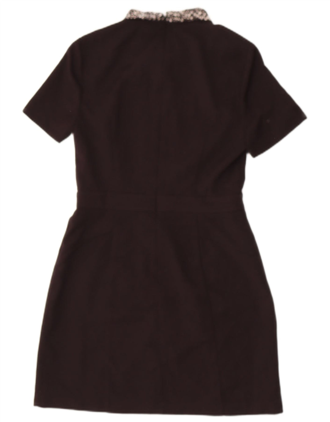 OASIS Womens Sheath Dress UK 12 Medium Black Polyester