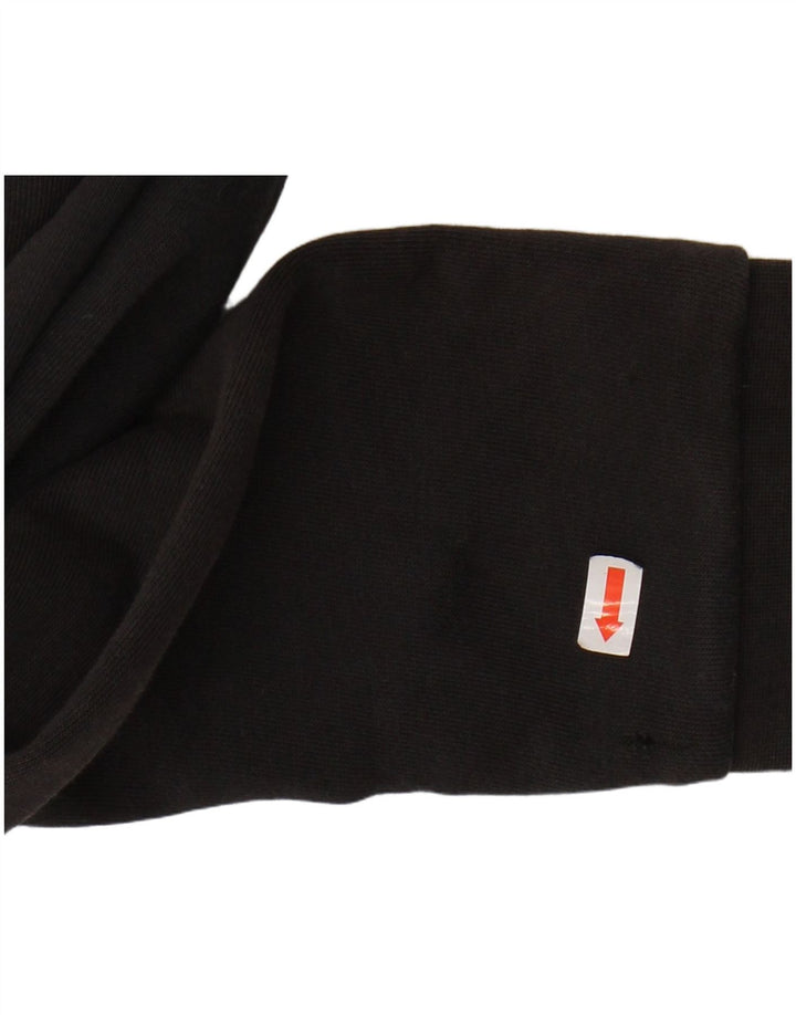 Γυναικείο πουλόβερ με κουκούλα με φερμουάρ ADIDAS UK 4/6 XS Μαύρο