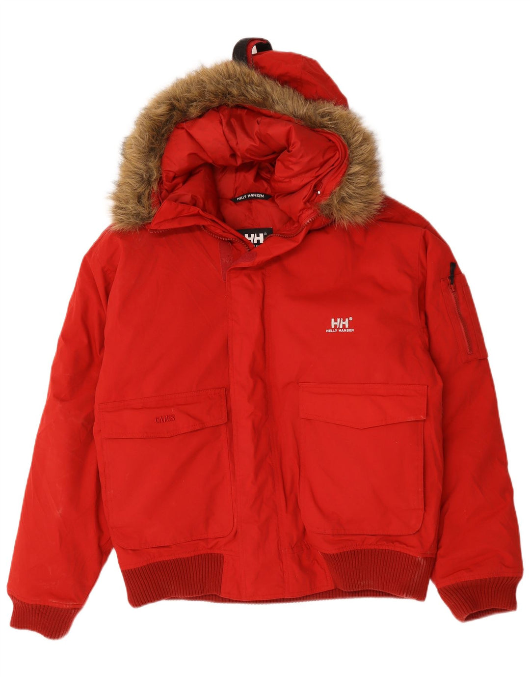Helly Hansen Ανδρικό μπουφάν με κουκούλα UK 40 μεγάλο κόκκινο νάιλον