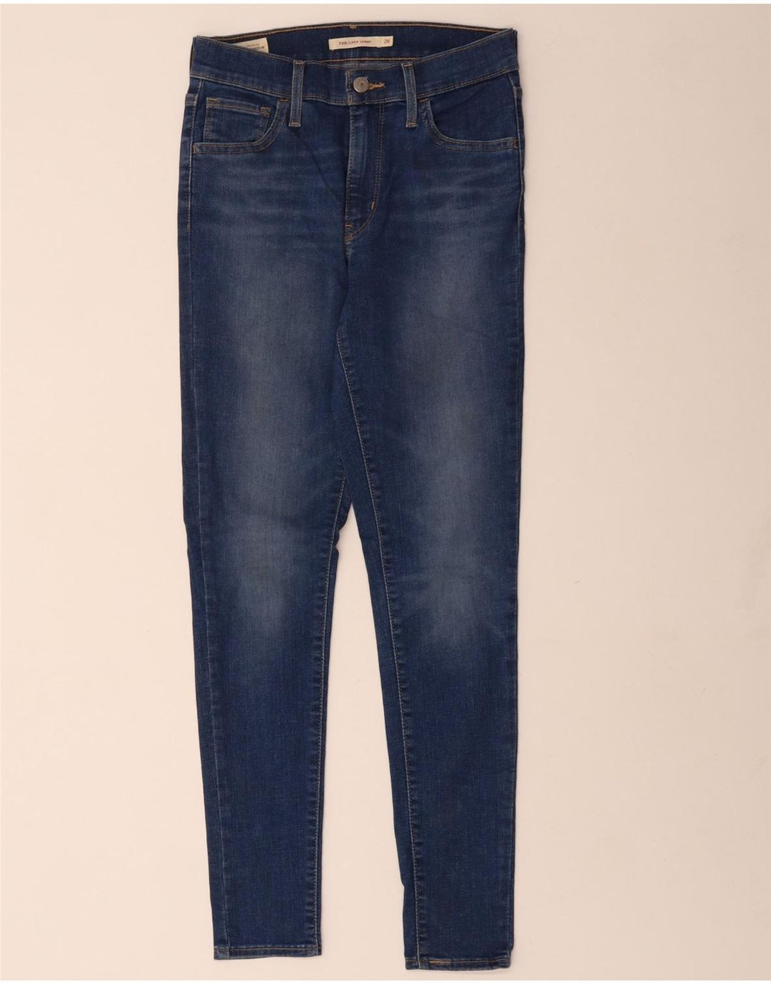 LEVI'S Γυναικείο 720 Skinny Jeans W26 L28 Μπλε Βαμβακερό
