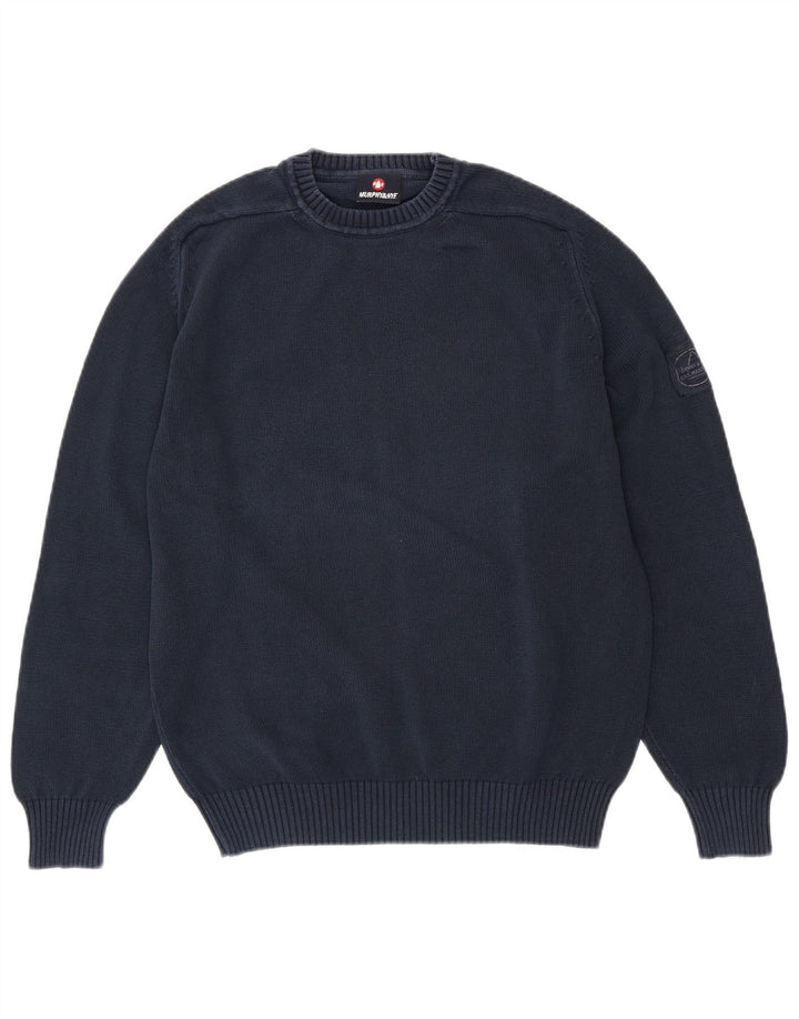 Ανδρικό πουλόβερ MURPHY & NYE Sailmakers Crew Neck Jumper Medium Navy Blue