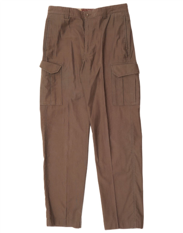 Ανδρικό ίσιο παντελόνι Cargo Marlboro Classics EU 48 Medium W32 L33 Καφέ