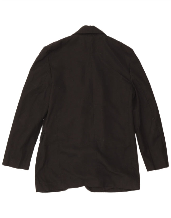 Zara Γυναικείο μπουφάν blazer UK 10 Small Black Viscose