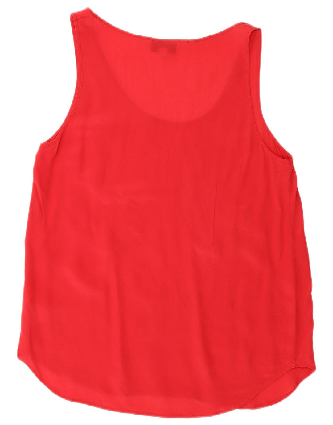 Γυναικεία αμάνικη μπλούζα French Connection Top UK 10 Small Red Silk