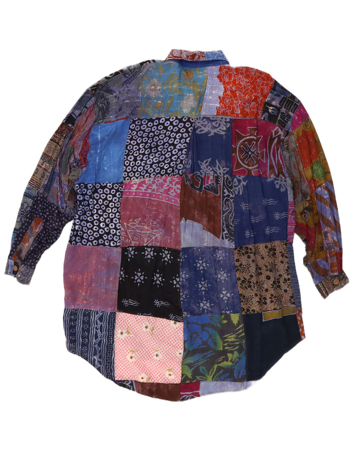 We Be Bop Γυναικείο πουκάμισο Oversized UK 18 XL πολύχρωμο συνονθύλευμα