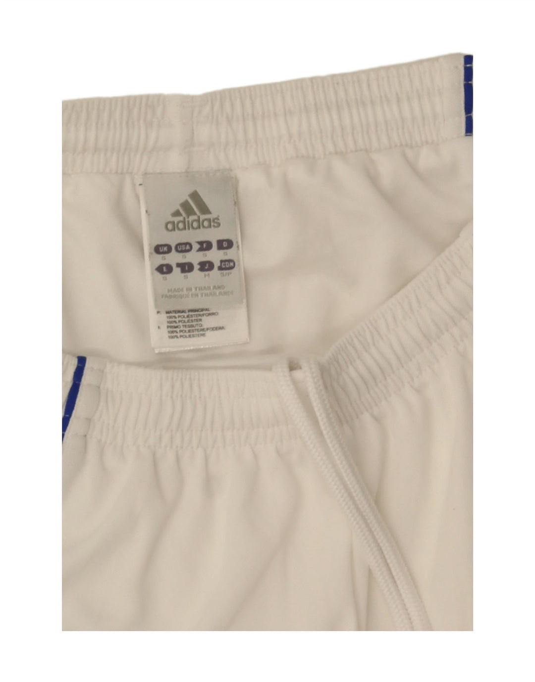 Ανδρικό αθλητικό σορτς Adidas Climalite Small White Colourblock Polyester