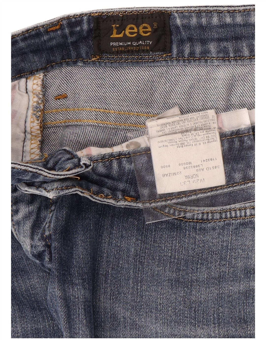 Γυναικείο τζιν LEE Norma Skinny W29 L30 Μπλε βαμβακερό