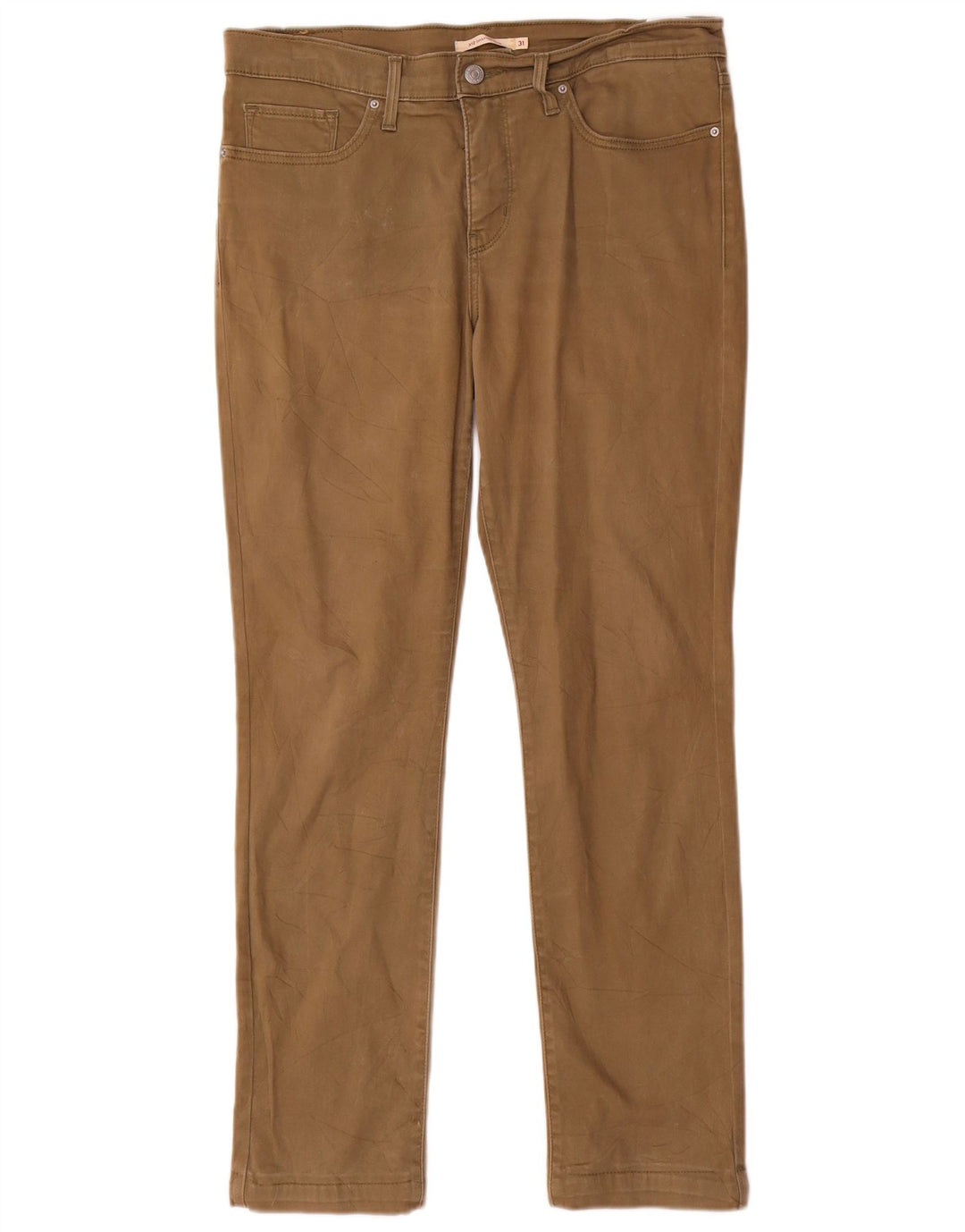 Levi's Mens 312 Shaping Slim Jeans W31 L30 Μπεζ βαμβακερό