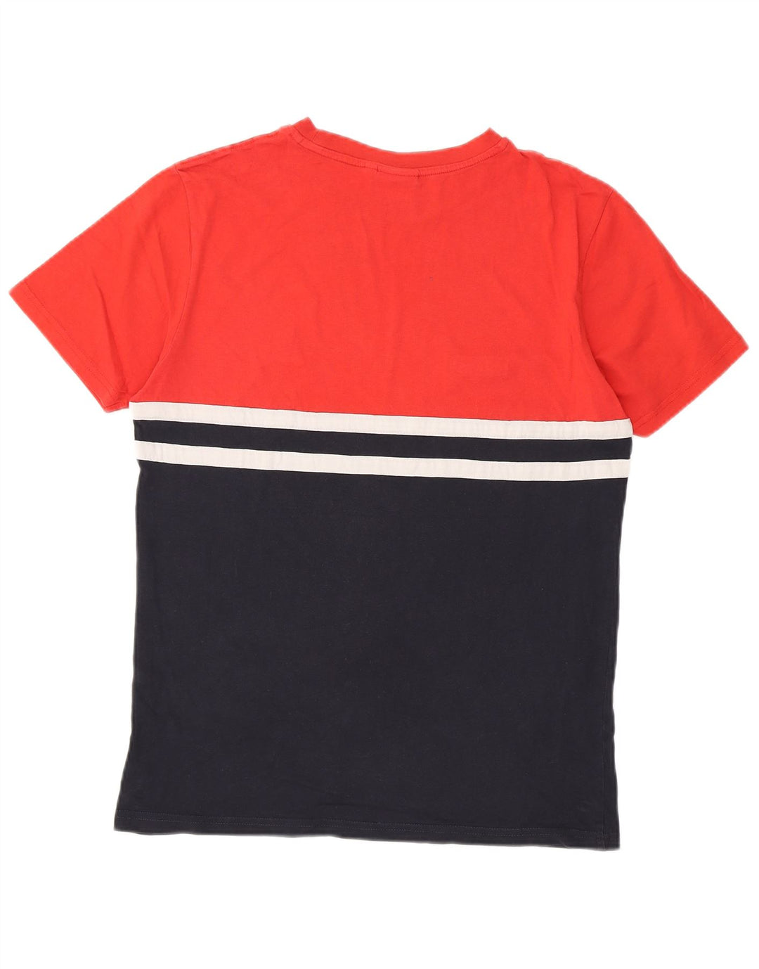 Ανδρικό T-Shirt Heritage ELLESSE Top Medium Red Colourblock