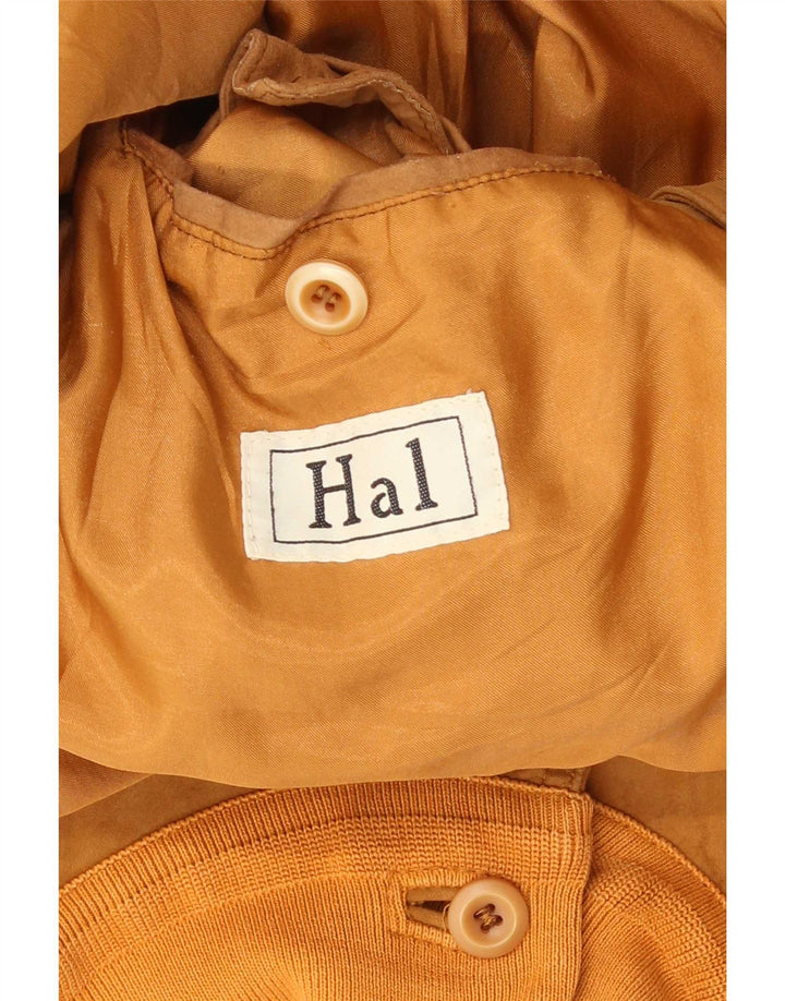 Vintage Ανδρικό Suede Bomber Jacket UK 38 Medium Beige