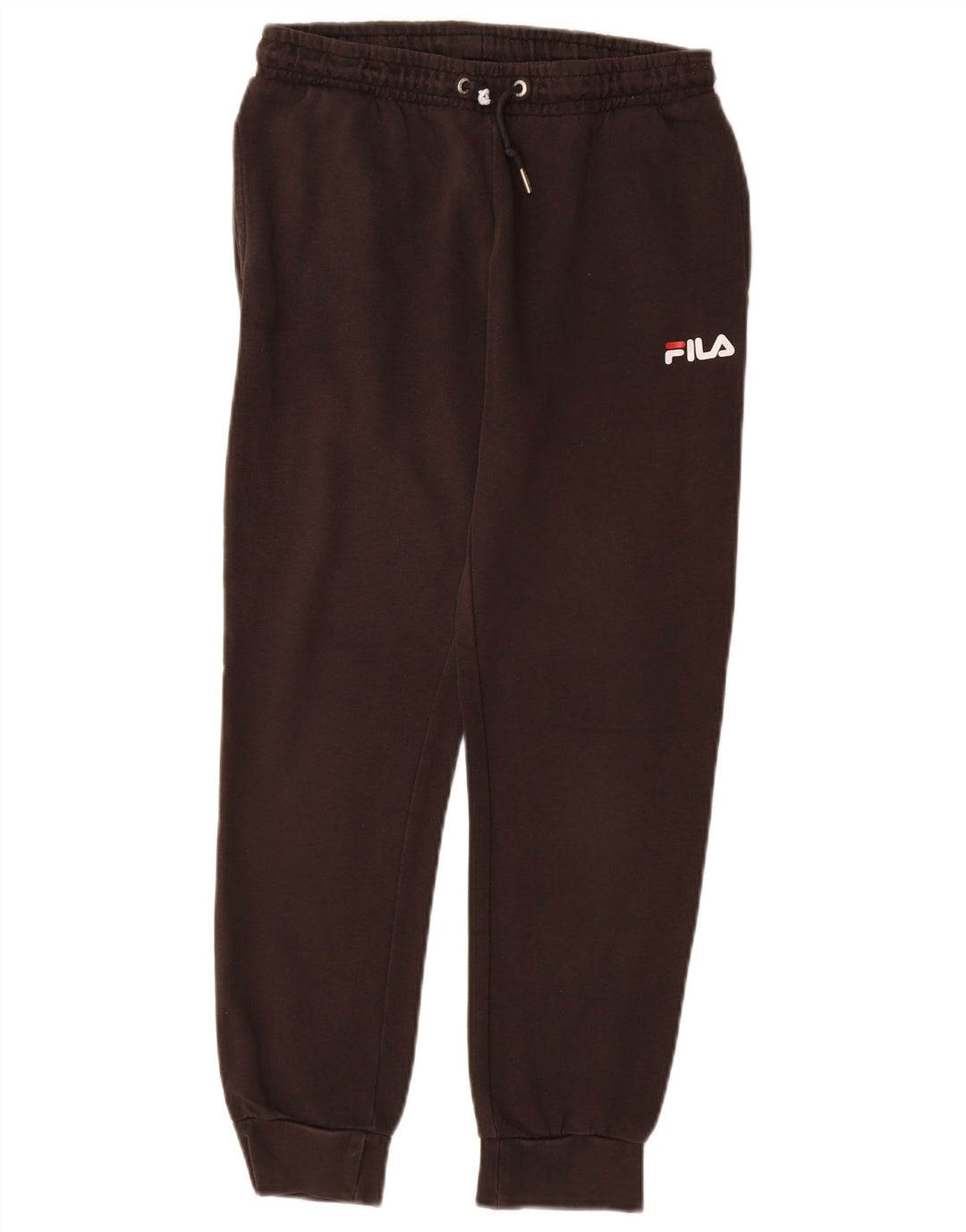 FILA Boys Tracksuit Trousers Joggers 11-12 Years Μαύρο