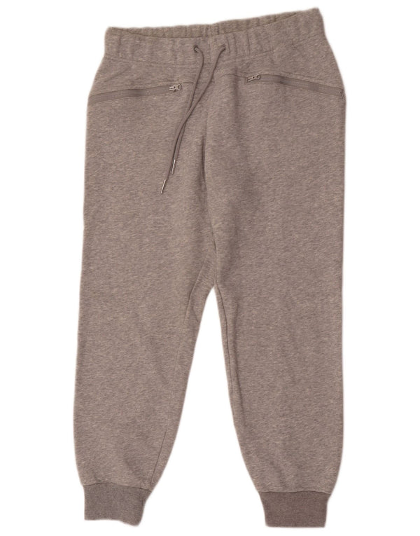 Γυναικεία αθλητική φόρμα Adidas Παντελόνι Joggers UK 10 μικρό γκρι βαμβακερό