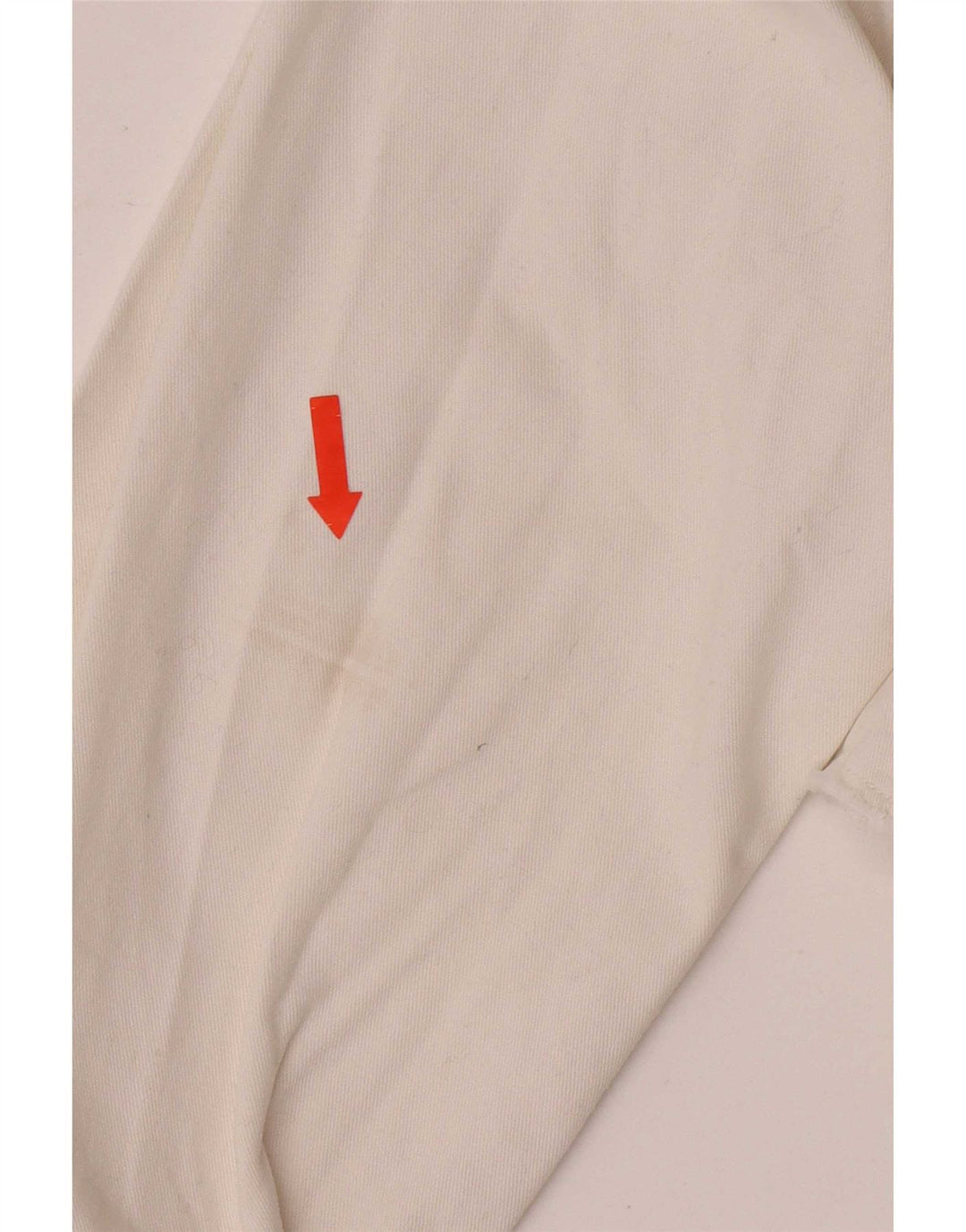 Vintage Γυναικείο Crop Τζιν Μπουφάν UK 10 Small White Cotton