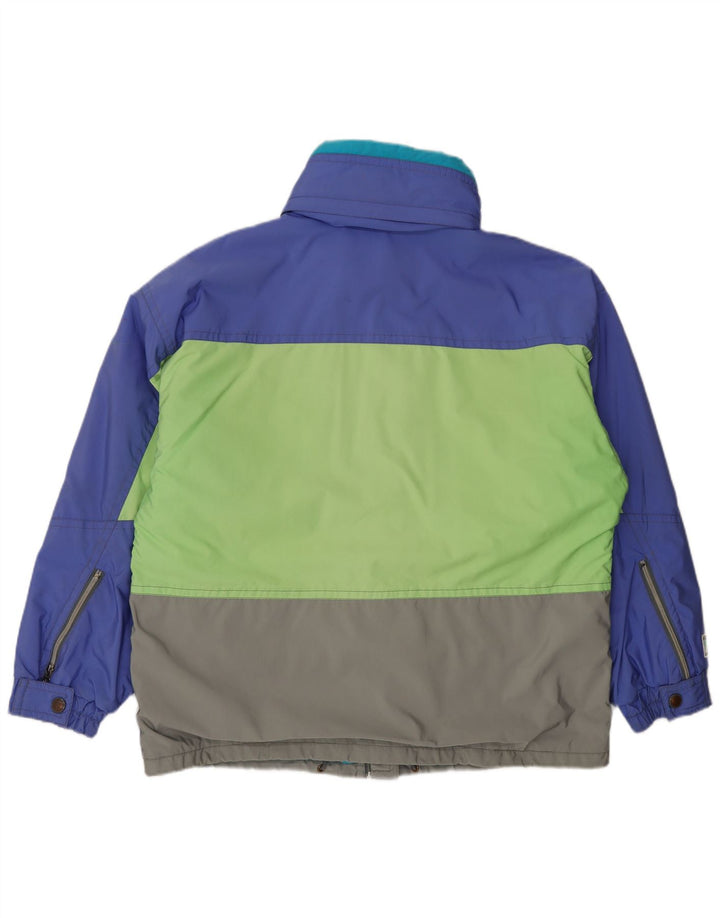 Colmar Ανδρικό τζάκετ σκι γραφικό IT 52 Large Blue Colorblock Πολυαμίδιο