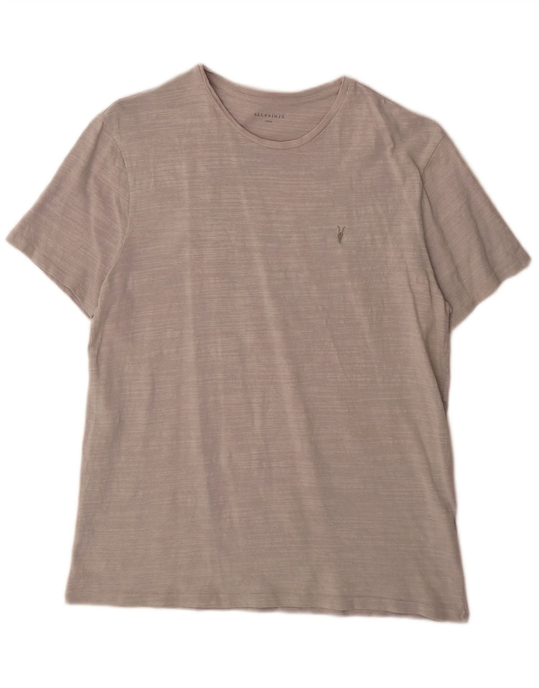 Ανδρικό T-Shirt All Saints Top Large Grey Flecked Cotton