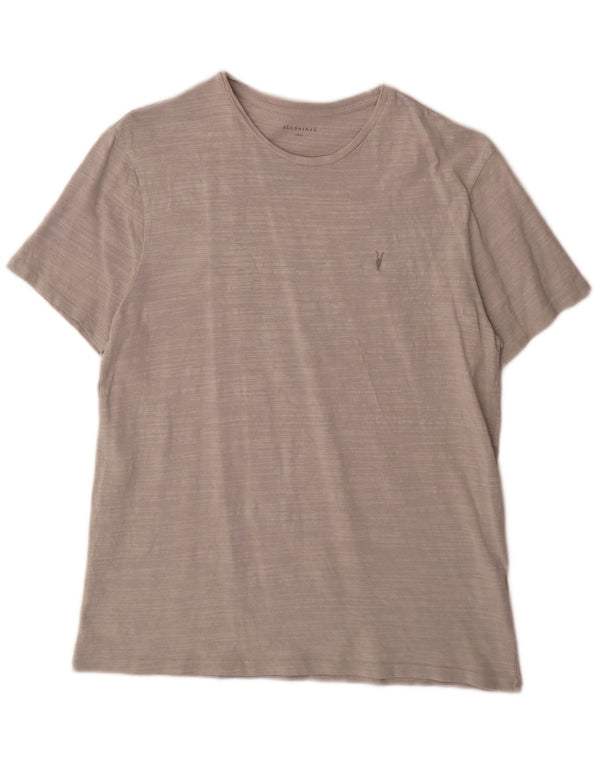 Ανδρικό T-Shirt All Saints Top Large Grey Flecked Cotton