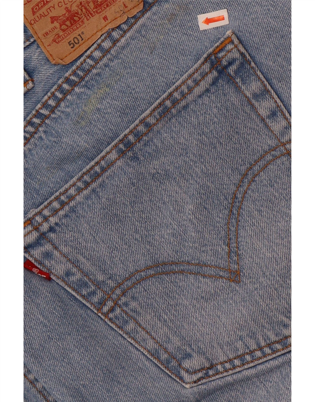 Levi's Mens 501 Straight Jeans W40 L26 Blue Cotton