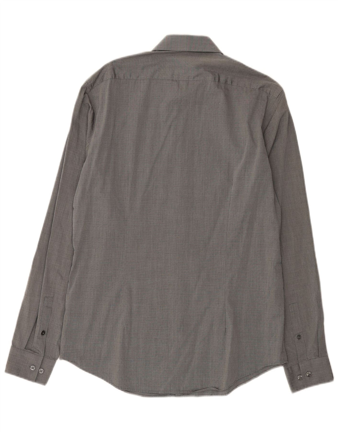 Ανδρικό πουκάμισο Calvin Klein, Μέγεθος 39 15 1/2 Βαμβάκι με μεσαίο γκρι στίγματα