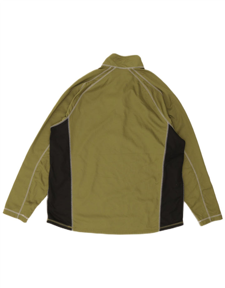 Ανδρική φόρμα πουλόβερ με φερμουάρ Eddie Bauer Top XL Green Colourblock