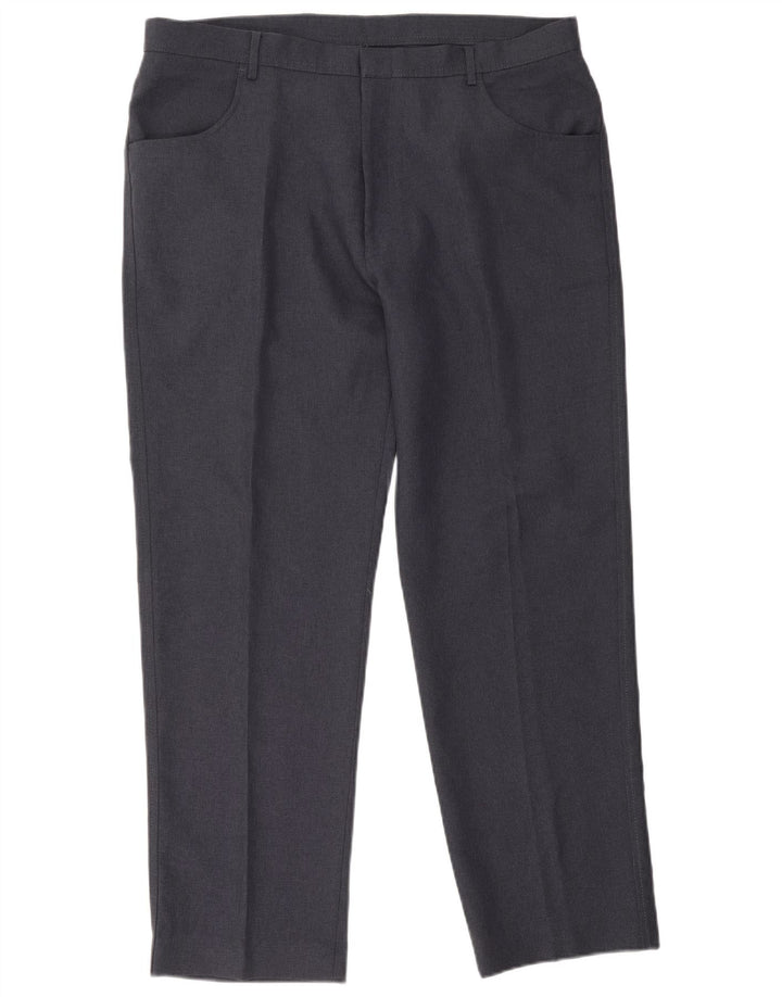 Farah Ανδρικό ίσιο casual παντελόνι W40 L31 Navy Blue Polyester