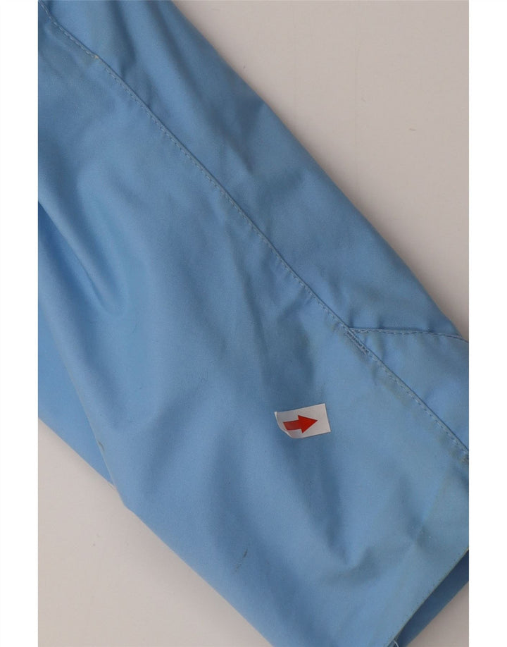 JACK WOLFSKIN Γυναικείο μπουφάν με κουκούλα αντιανεμικό UK 12 μεσαίο μπλε πολυεστέρας