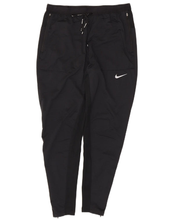 NIKE Womens Tracksuit Trousers UK 10 Small  Black Polyester