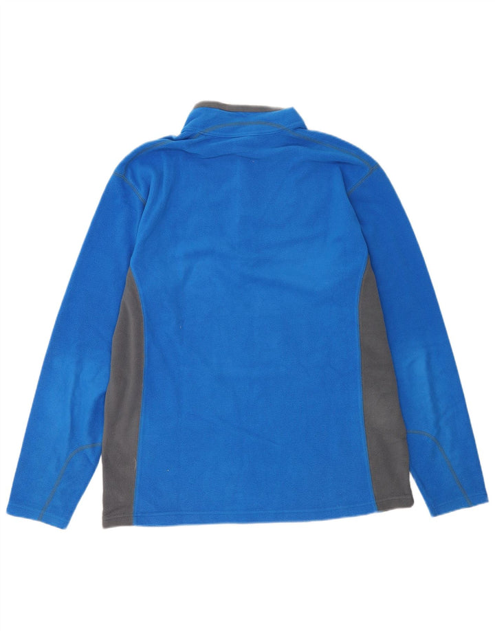 Columbia Ανδρικό φερμουάρ με λαιμόκοψη Fleece Jumper Μεγάλο μπλε χρώμα πολυεστέρας
