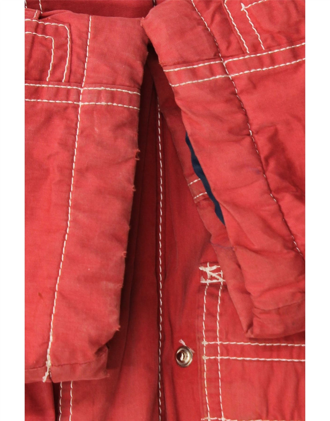 Vintage Ανδρικό Μπουφάν Windbreaker UK 42 XL Κόκκινο