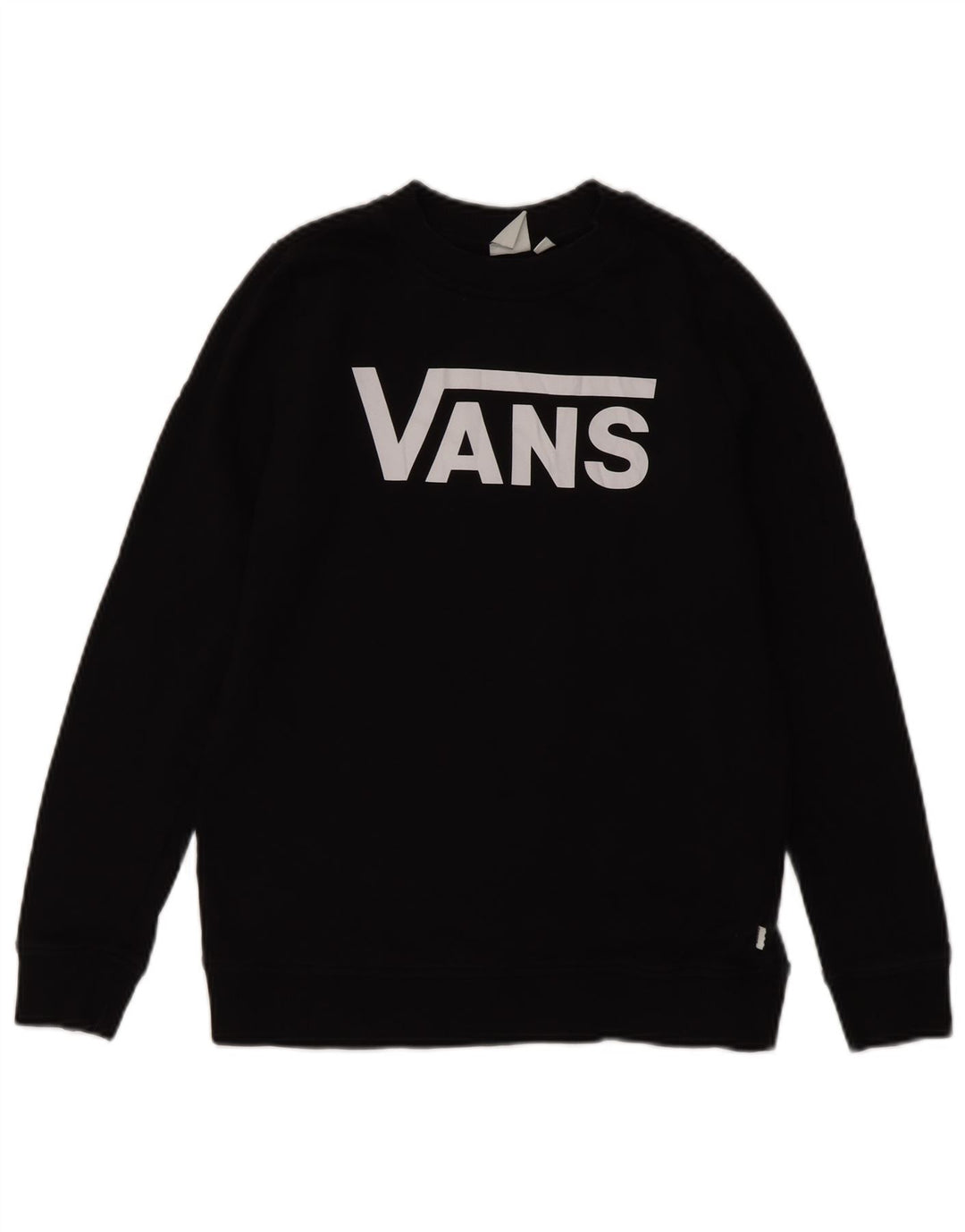 Vans Γυναικείο Φούτερ γραφικό Jumper UK 10 Small Black Cotton
