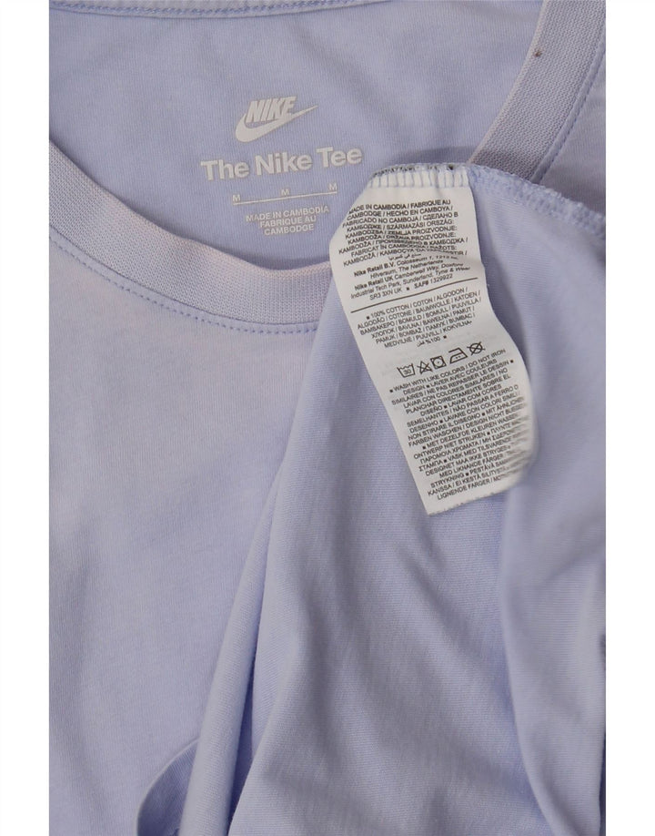 Ανδρικό T-Shirt NIKE Μπλουζάκι από μεσαίο μπλε βαμβακερό
