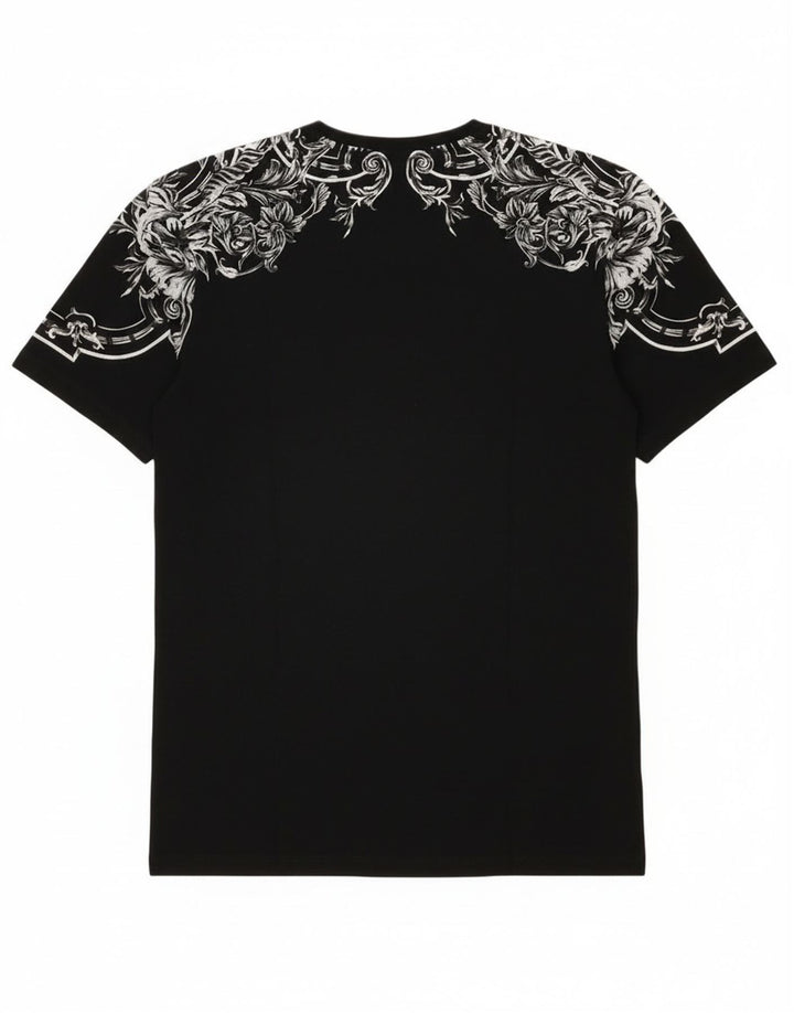 Ανδρικό γραφικό T-Shirt Zara Top Large Black Floral