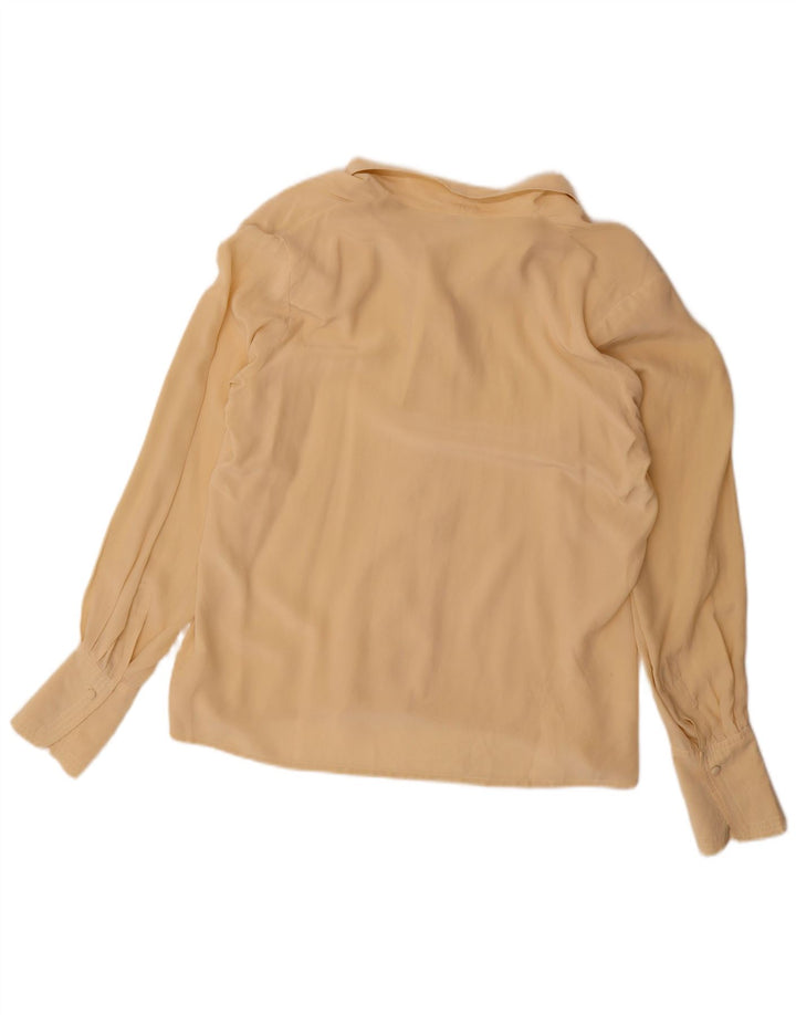 Γυναικείο πουκάμισο μπαλόνι μπλούζα EU 38 Medium Beige Silk