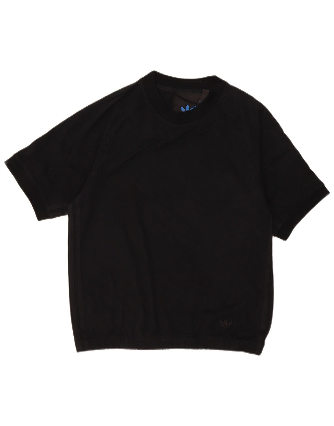 Ανδρικό φούτερ Adidas με κοντό μανίκι Jumper Μικρό μαύρο βαμβακερό