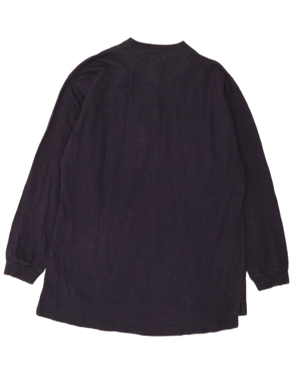 Ανδρικό μπλουζάκι Chaps μακρυμάνικο 2XL Navy Blue Cotton