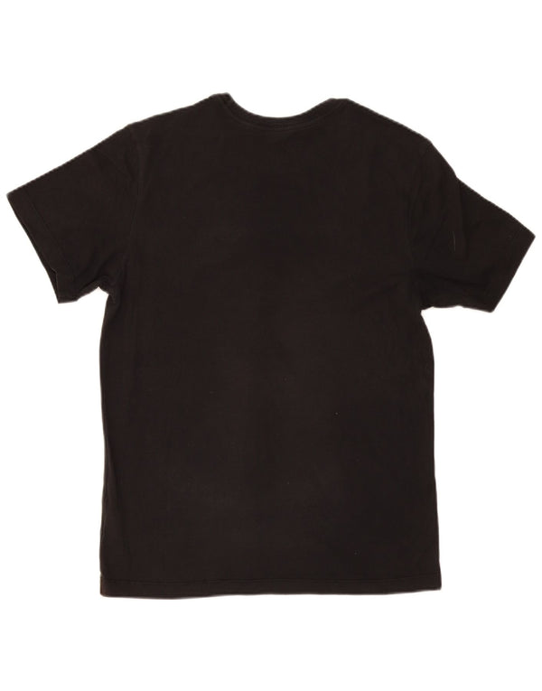 Μπλουζάκι Nike ανδρικό Dri Fit γραφικό μπλουζάκι, μικρό μαύρο βαμβακερό