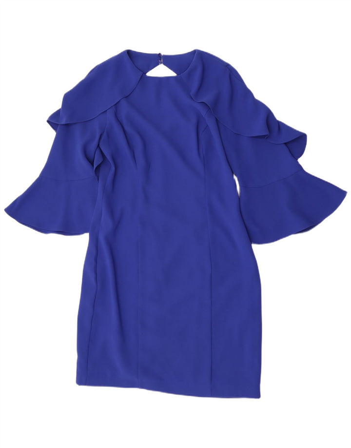 Γυναικείο φόρεμα Coast 3/4 με μανίκια UK 12 Medium Blue Polyester